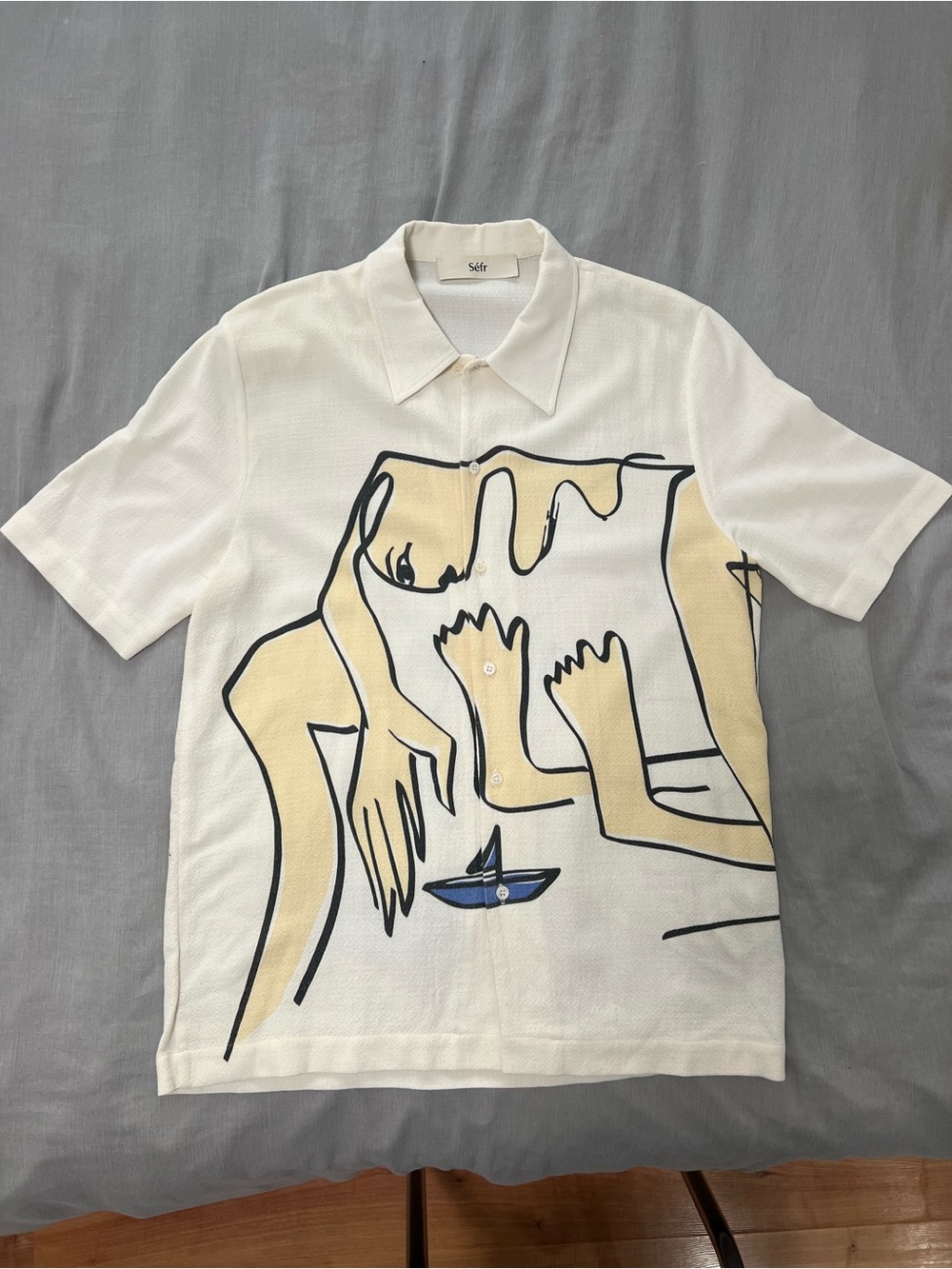 Sefr Short-Sleeve Button Down Shirt